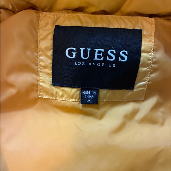 Guess Vibrant Blue and Orange Puffer Jacket - Picture 4 of 4